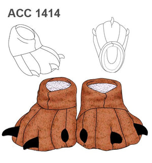 MOLDE PANTUFLAS GARRA INFANTIL ACC 1414