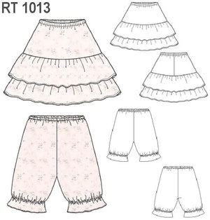 MOLDE BOMBACHA Y FALDON CAPORAL RT 1013