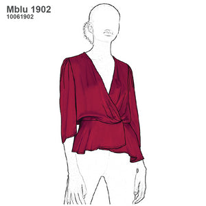 MOLDE BLUSA LARGA MUJER 1902