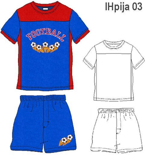 MOLDE PIJAMA 2 PIEZAS NIÑO 0903