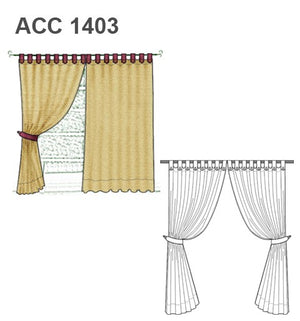 MOLDE CORTINAS CON PRESILLA ACC 1403