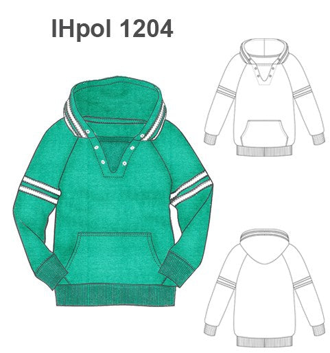 MOLDE POLERON BASICO NIÑO 1204