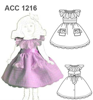 MOLDE VESTIDO MUÑECA ACC 1216