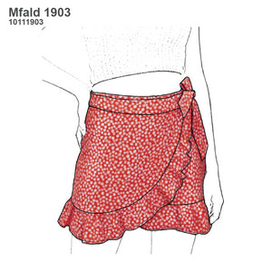 MOLDE FALDA CORTA MUJER 1903