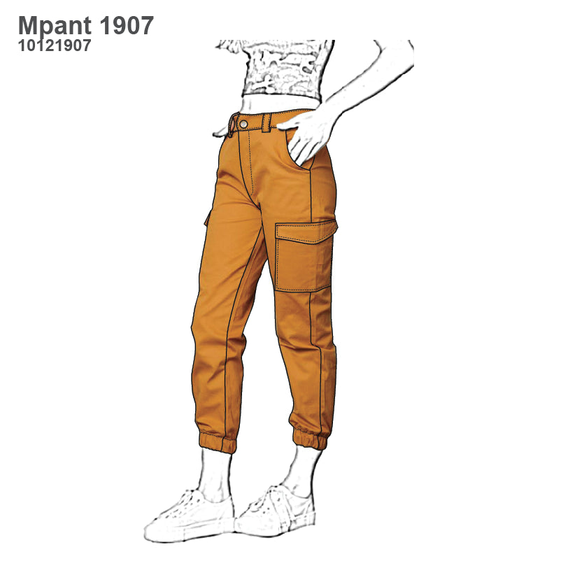 MOLDE PANTALON CARGO MUJER 1907