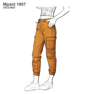 MOLDE PANTALON CARGO MUJER 1907