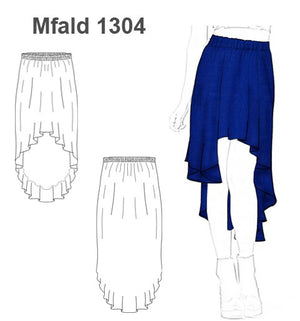 MOLDE FALDA MULLET MUJER 1304