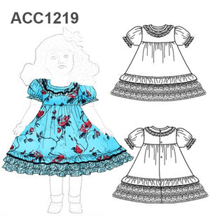 MOLDE VESTIDO MUÑECA ACC 1219