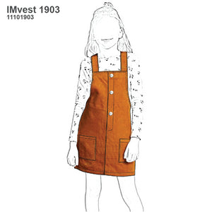MOLDE VESTIDO JUMPER NIÑA 1903