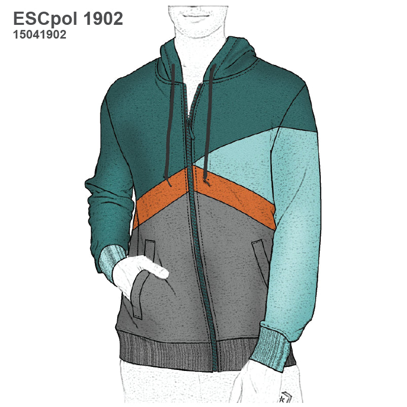 MOLDE POLERON CHAQUETA UNISEX ESCOLAR 1902