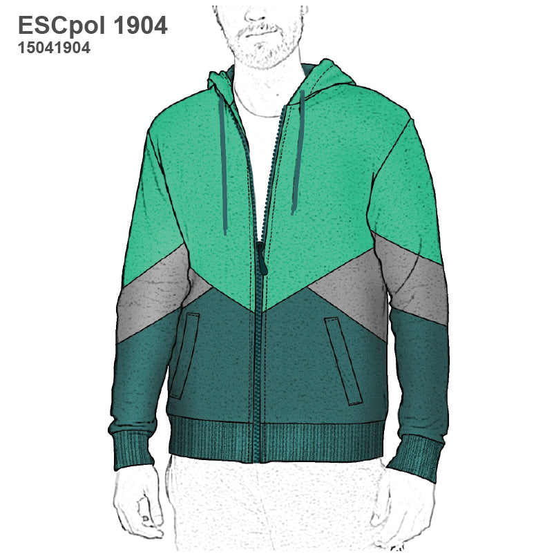 MOLDE POLERON CHAQUETA  ESCOLAR UNISEX 1904+