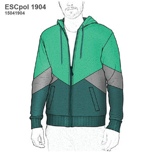 MOLDE POLERON CHAQUETA  ESCOLAR UNISEX 1904+