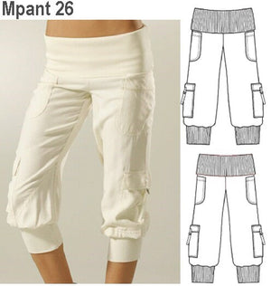 MOLDE PANTALON CAPRI MUJER 0926