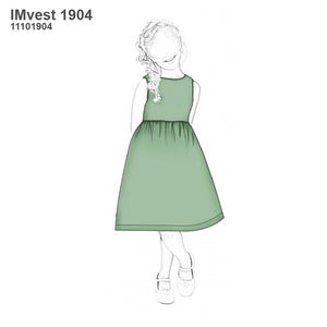 MOLDE VESTIDO BASICO NIÑA 1904