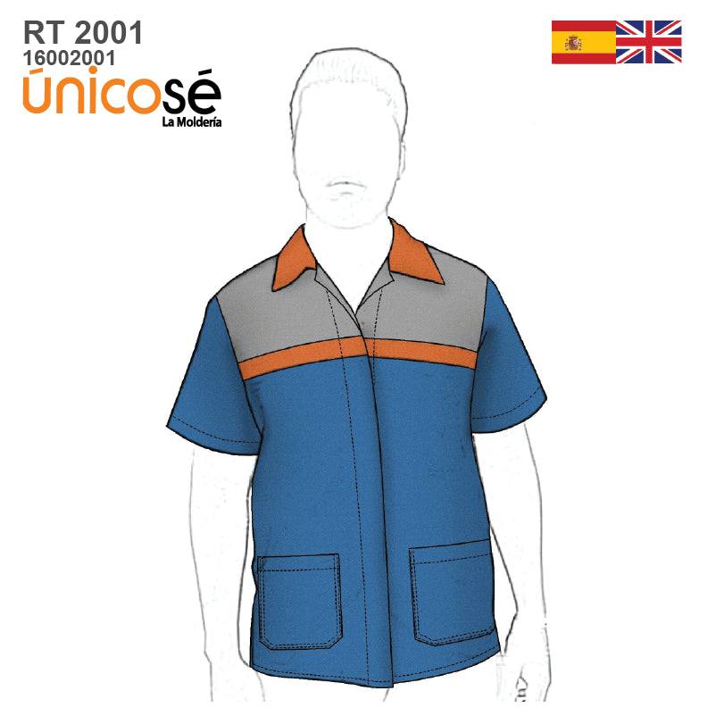 MOLDE CHAQUETA TRABAJO RT 2001