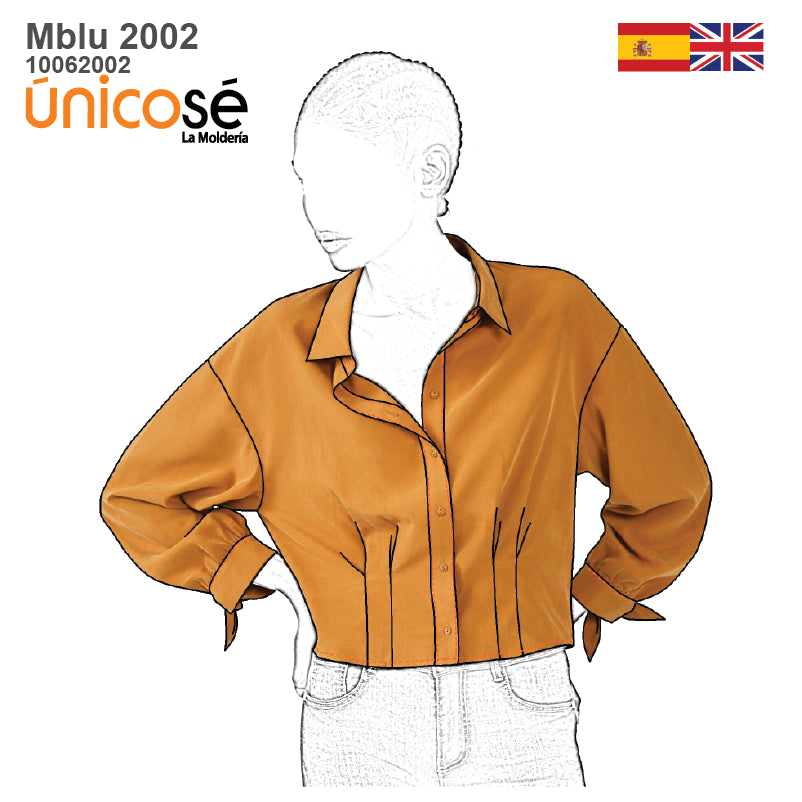 MOLDE BLUSA CAMISA MUJER 2002