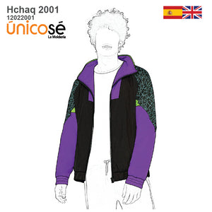 MOLDE CHAQUETA CORTAVIENTO HOMBRE 2001