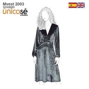 MOLDE VESTIDO EVASE MUJER 2003