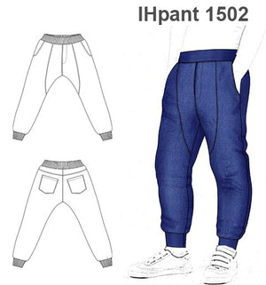 MOLDE PANTALON BABUCHA NIÑO 1502