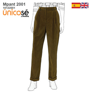 MOLDE PANTALON CLASICO MUJER 2001