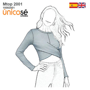 MOLDE TOP CON CRUCE MUJER 2001