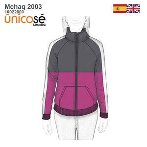 MOLDE CHAQUETA CORTES MUJER 2003