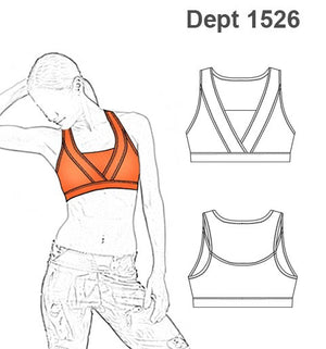 MOLDE DEPORTE PETO SUJETADOR 1526
