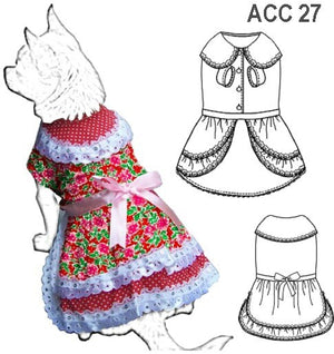 MOLDE VESTIDO HUASA MASCOTA ACC 0927