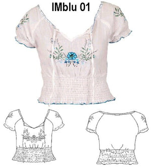MOLDE BLUSA GLOBO NIÑA 0901