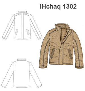 MOLDE CHAQUETA MODA NIÑO 1302