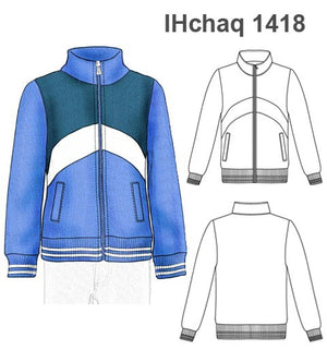 MOLDE CHAQUETA POLAR NIÑO 1418