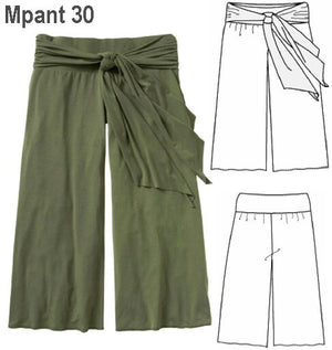 MOLDE PANTALON CAPRI MUJER 0930