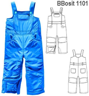 MOLDE OSITO JARDINERA BEBE 1101