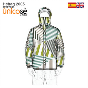 MOLDE CHAQUETA CON TAPABOCA HOMBRE 2005