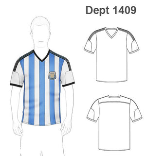 MOLDE DEPORTE CAMISETA FUTBOL 1409