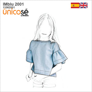 MOLDE BLUSA CERRADA NIÑA 2001