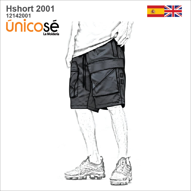 MOLDE SHORT CARGO HOMBRE 2001