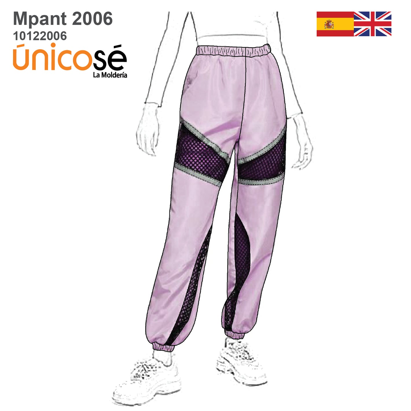 MOLDE PANTALON JOGGER MUJER 2006