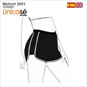 MOLDE SHORT DEPORTIVO MUJER 2001