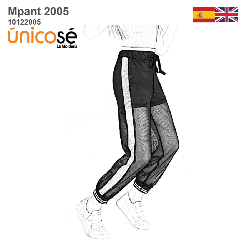 MOLDE PANTALON JOGGER MUJER 2005