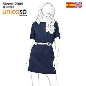 MOLDE VESTIDO CORTO MUJER 2009