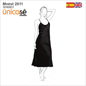 MOLDE VESTIDO LARGO MUJER 2011