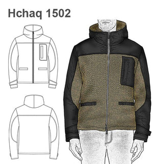 MOLDE CHAQUETA POLAR HOMBRE 1502