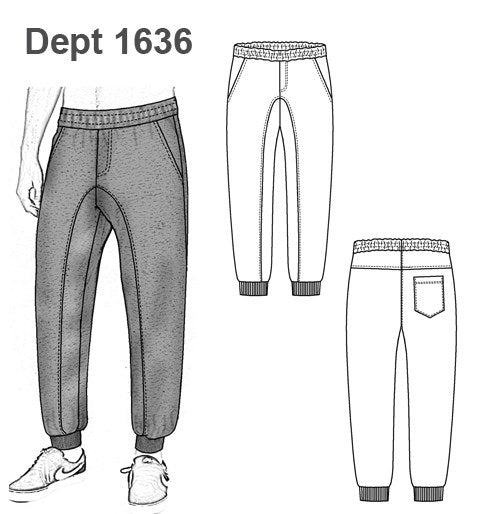 MOLDE DEPORTE PANTALON 1636