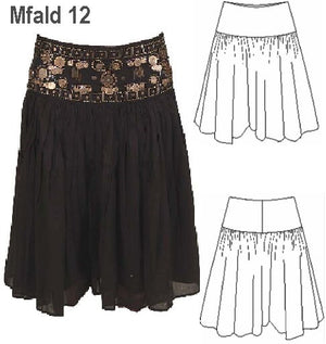 MOLDE FALDA CON REBECA MUJER 0912