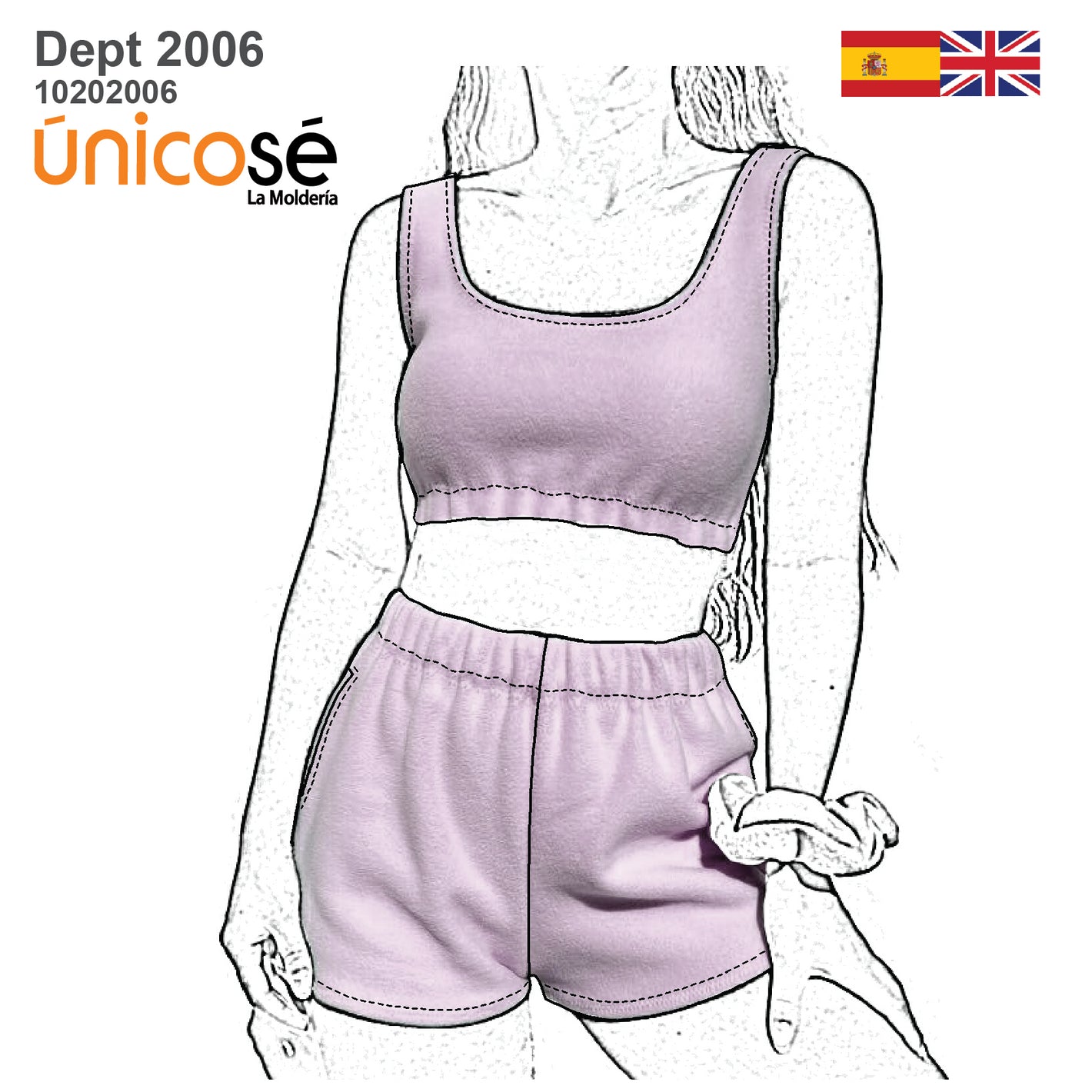 MOLDE DEPORTE CONJUNTO MUJER 2006