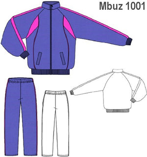 MOLDE SUDADERA / BUZO CORTES MUJER 1001