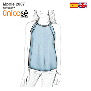 MOLDE POLERA TOP MUJER 2007