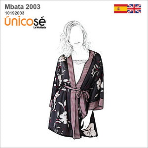 MOLDE BATA KIMONO MUJER 2003