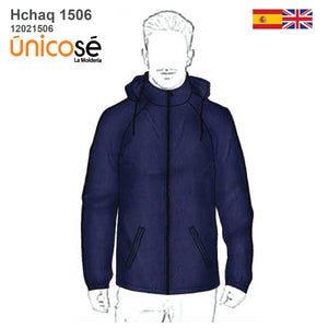 MOLDE CHAQUETA RAGLAN HOMBRE 1506